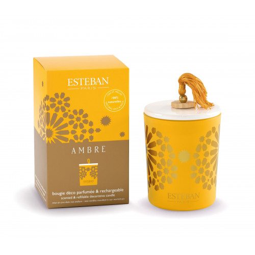 Keramická sviečka 170g - Ambre