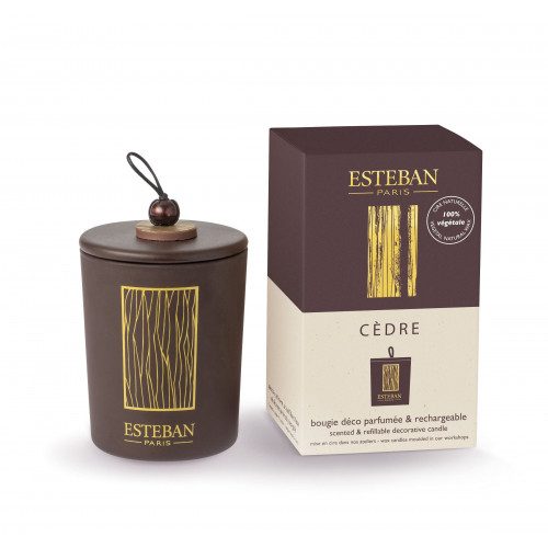 Keramická sviečka 170g - Cedre