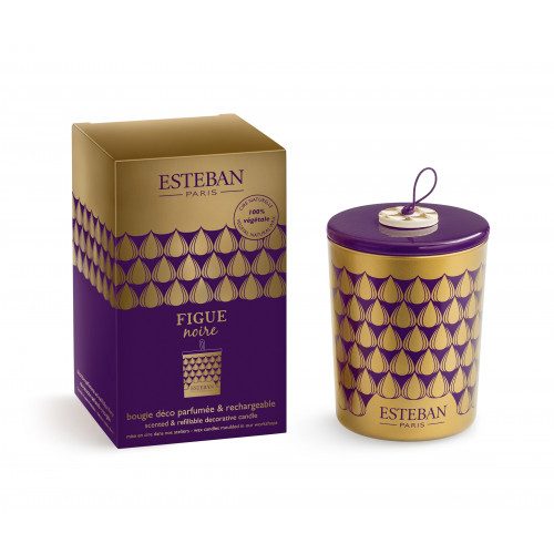 Keramická sviečka 170g - Figue noire