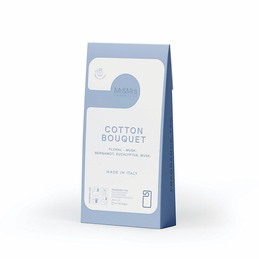 Mr&Mrs Fragrance vonná karta - Cotton Bouquet 1 kus