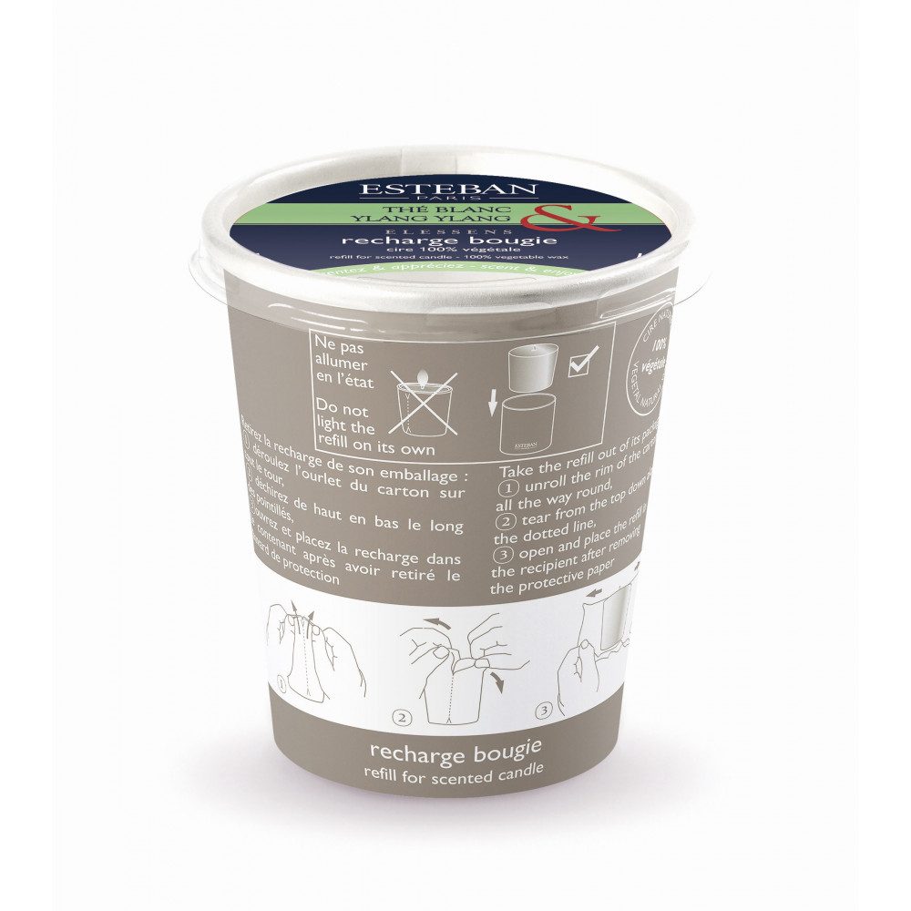 Náplň do sviečky 170g - Thé Blanc & Ylang Ylang