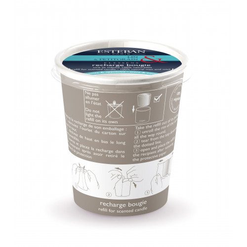 Náplň do sviečky 170g - Lin & Petitgrain