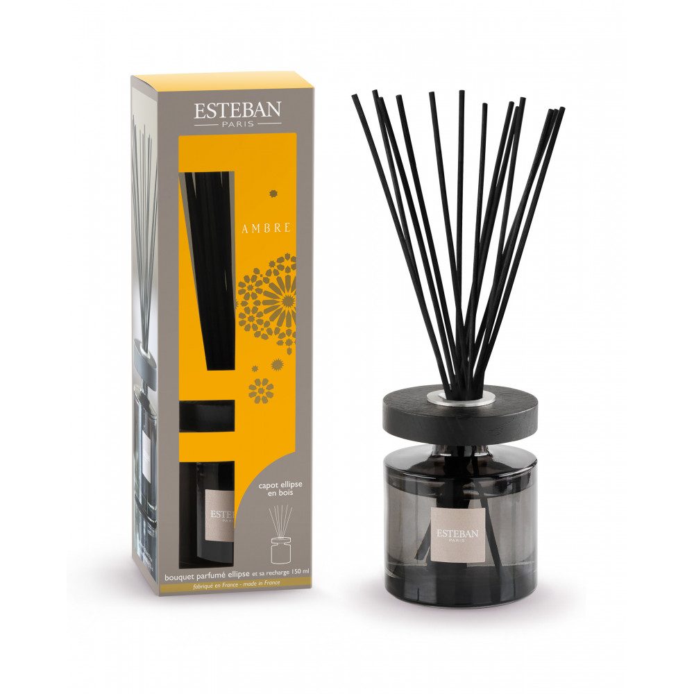 Tyčinkový difuzér Ellipse 150ml - Ambre